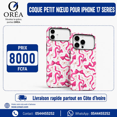 Coque petit Noeud pour iPhone 17 Pro Max