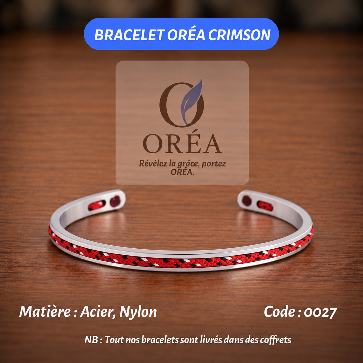 Bracelet Oréa CRIMSON-0025 (Copie)