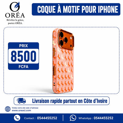 Coque à motif Orange-iPhone 17 pro max-Orange