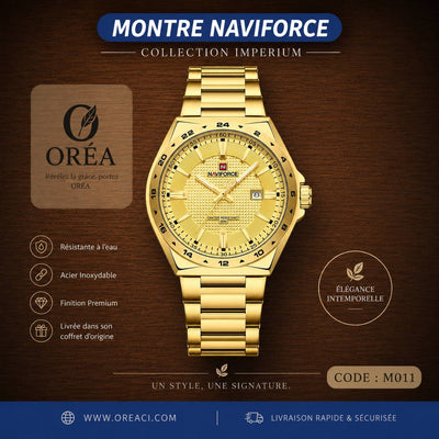 Montre Homme NAVIFORCE — M0011 (GOLD)