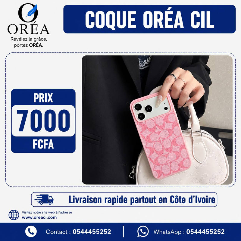 COQUE ORÉA ONIL POUR IPHONE 17 PRO MAX-ROSE