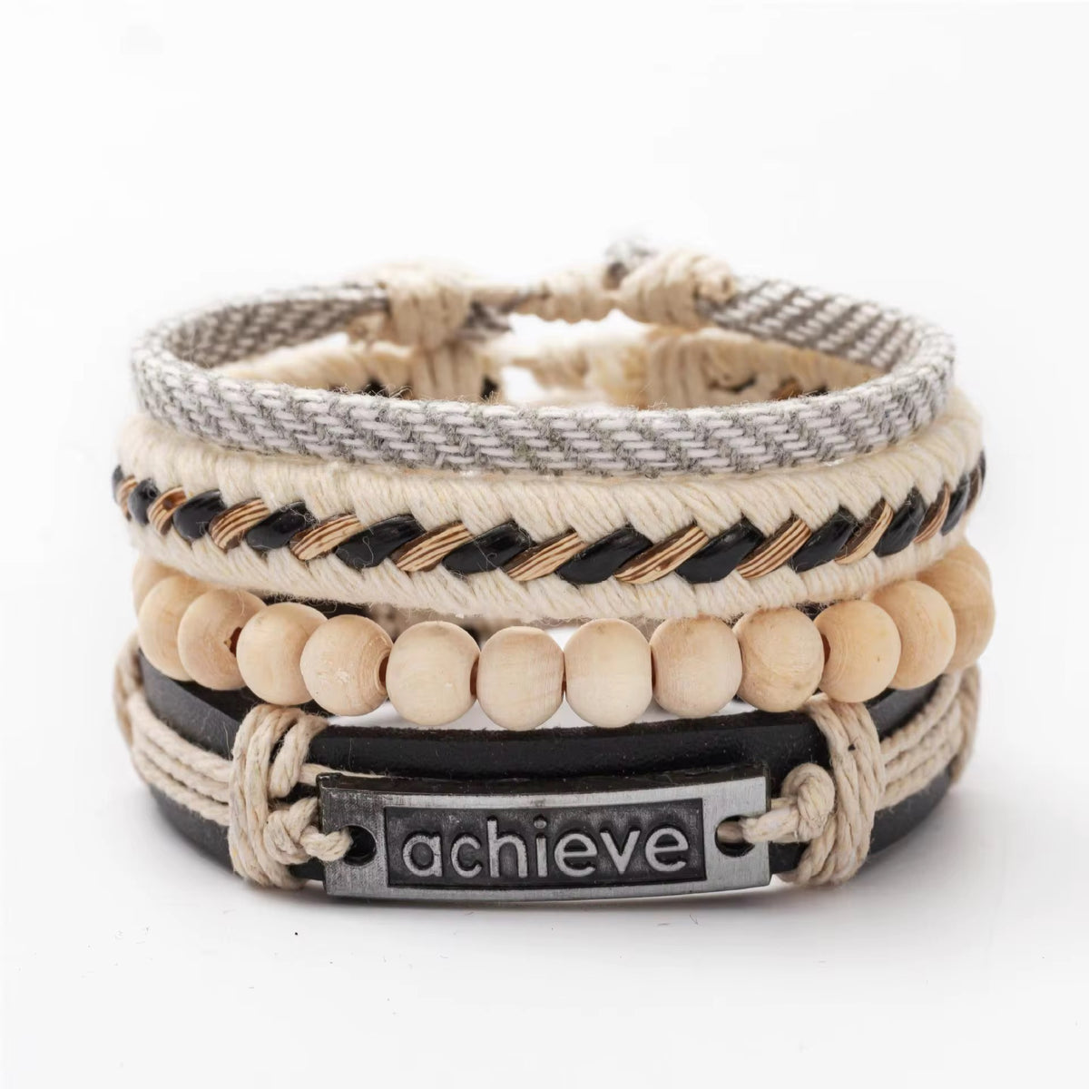 Lot de 4 bracelets
