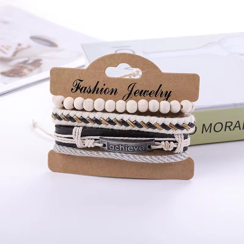 Lot de 4 bracelets
