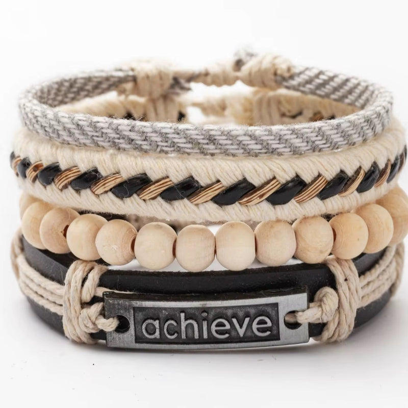 Lot de 4 bracelets
