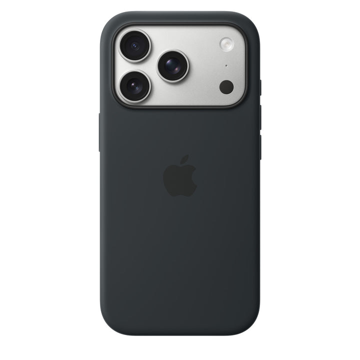 Coque Silicone MagSafe iPhone 17 Pro Max — Noir