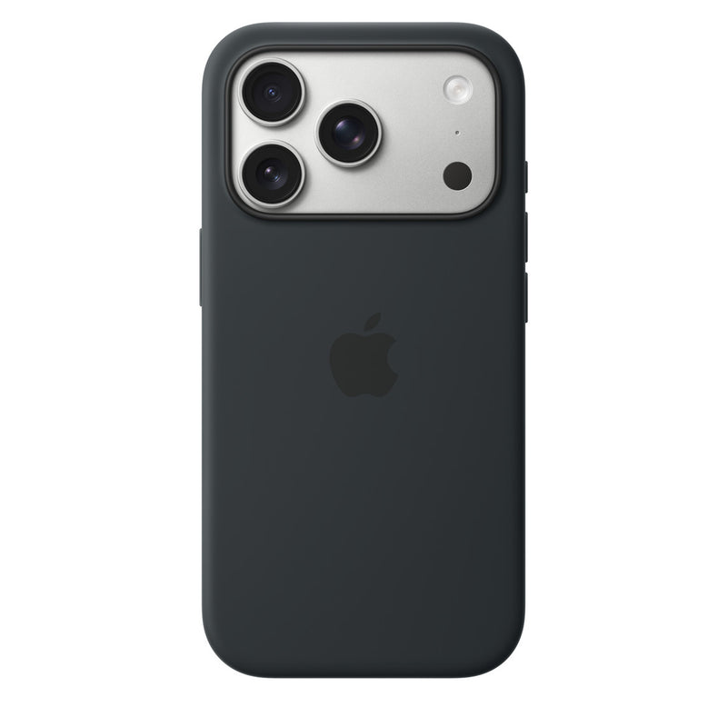 Coque Silicone MagSafe iPhone 17 Pro Max — Noir