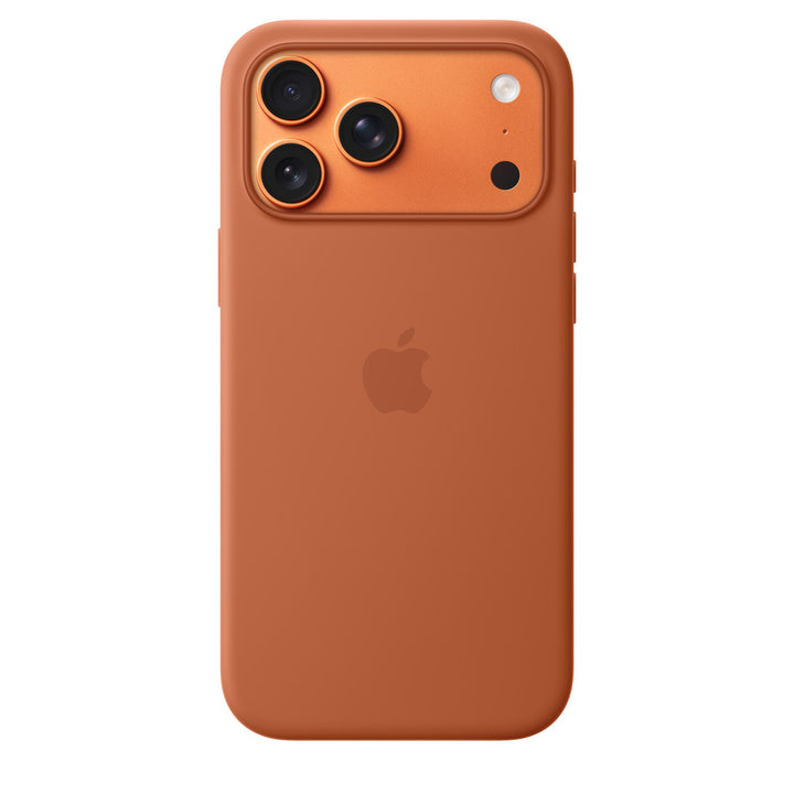 Coque Silicone MagSafe iPhone 17 Pro Max — Marron