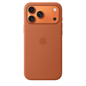 Coque Silicone MagSafe iPhone 17 Pro Max — Marron